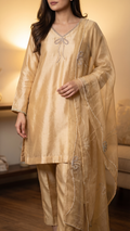 Champagne Beige 3-Piece Suit