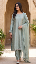Pista Green 3-Piece Suit