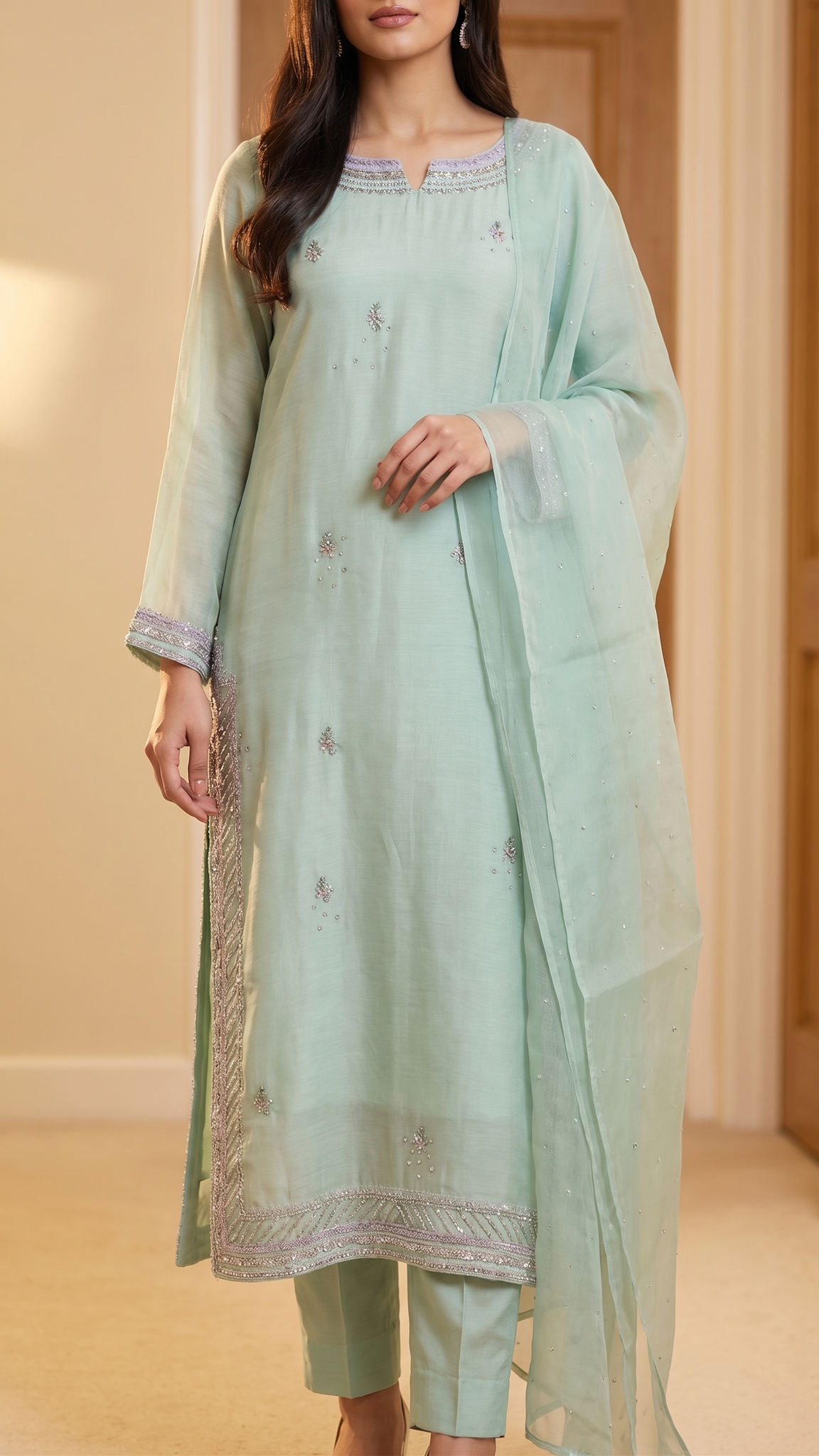 Pista Green Grace 3-Piece Suit