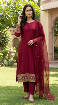 Crimson Red 3-Piece Suit