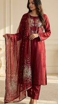 Ruby Red 3-Piece Suit